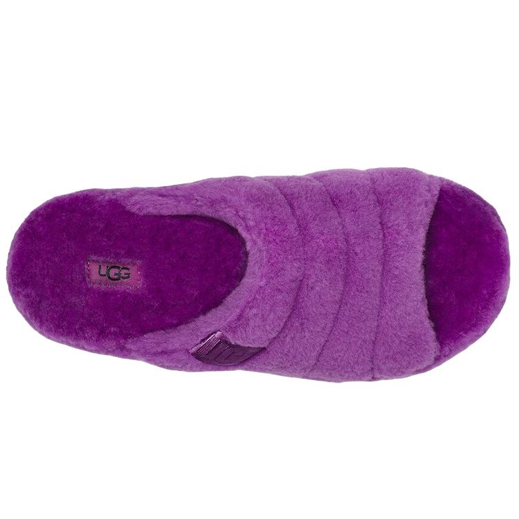 UGG Fluff You Sheepskin Slippers Simple Comfortable Men Slippers Purple 1117473-PLSK