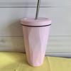 Double-Layer Stainless Steel Tumbler with Straw