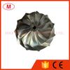 TD04HL 53.50/70.00mm 11+0 Blades Performance Turbo Billet Compressor Wheel /Aluminum 2618/Milling for Turbocharger Cartridge