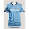 Sommerliche Herren-Fußballuniformen, Outdoor-Sport-Fußballtrikots, bequeme, atmungsaktive und vielseitige kurzärmelige Oberteile