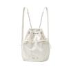 Matin Kim Draw String Ribbon Back Pack Ivory