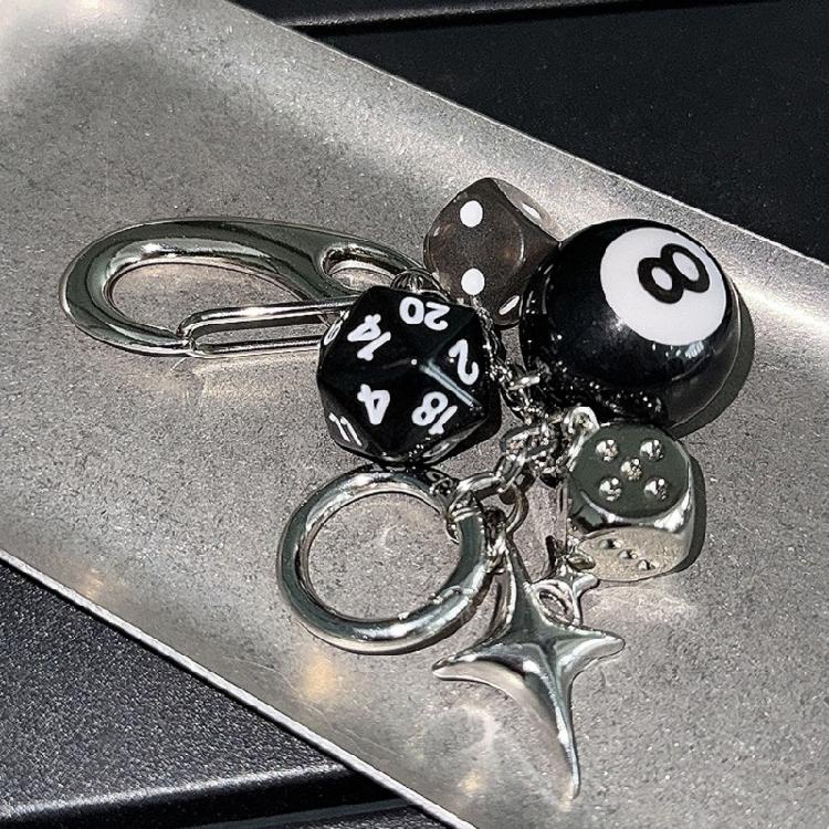 Fashionable Dices Style Phone Bag Adornment Designed For Those Who Appreciate Unique Details And Versatility