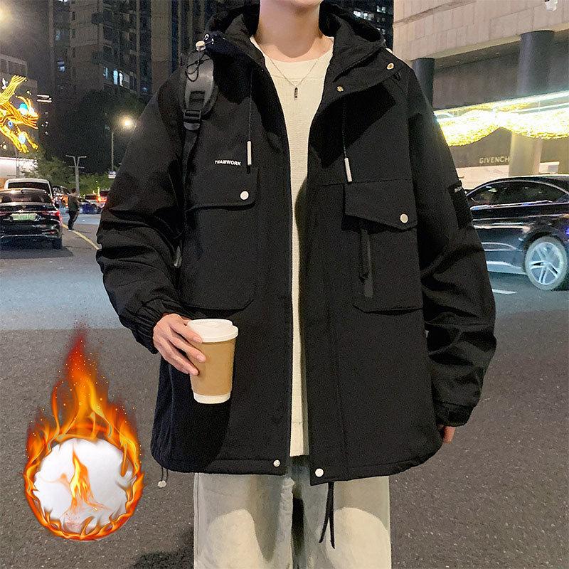 Jacket Men's Spring and Autumn New Workwear Trendy Handsome Versatile Outdoor Jacket Jacket Youth Large Size Men's Jacket