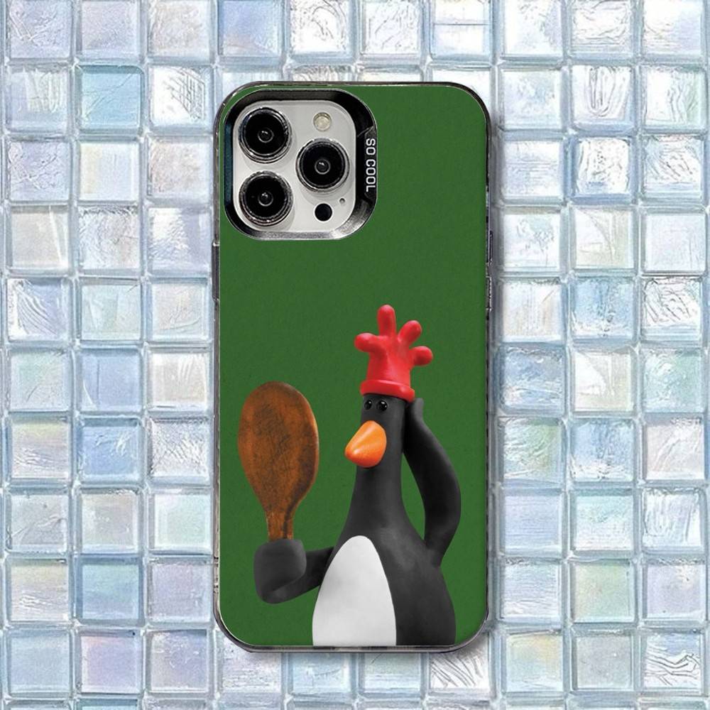 

W-WallaceS And Gromit Penguin Phone Case For iPhone 17,16,15,14,13,12,11,Air,X,XR,Pro,Max,Plus Protect Plating iphone14plus