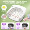 288W 66LEDs UV Nail Dryer Lamp Machine for Drying Nails Gel Polish Professional Curing Manicure Lamp 4 Timer LCD Display Tools