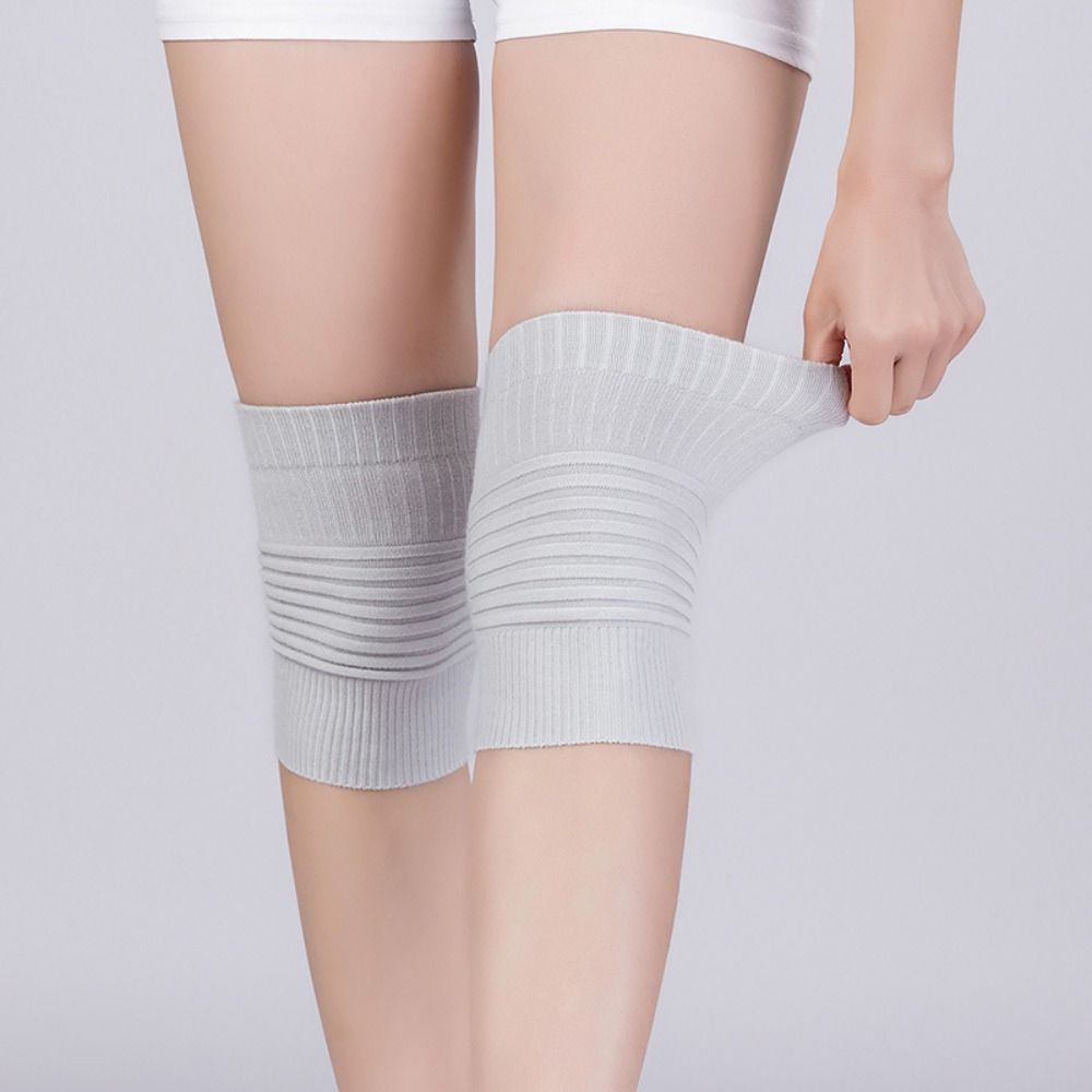 1 Pair Cotton Knee Pads Men Women Air Conditioning Room Sports Knee Pads Compression Knee Brace Elastic Support Pads New