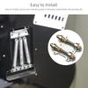 Double Tremolo Bridge Stabilizer Electric Guitar Floating Tremolo Stopper Stabilizing Device with Mounting Screws