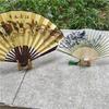 Wood Folding Fan Display Stands Pack of 2 Chinese Hand Fan Holder Rack Tabletop Display for Collectors and Enthusiasts