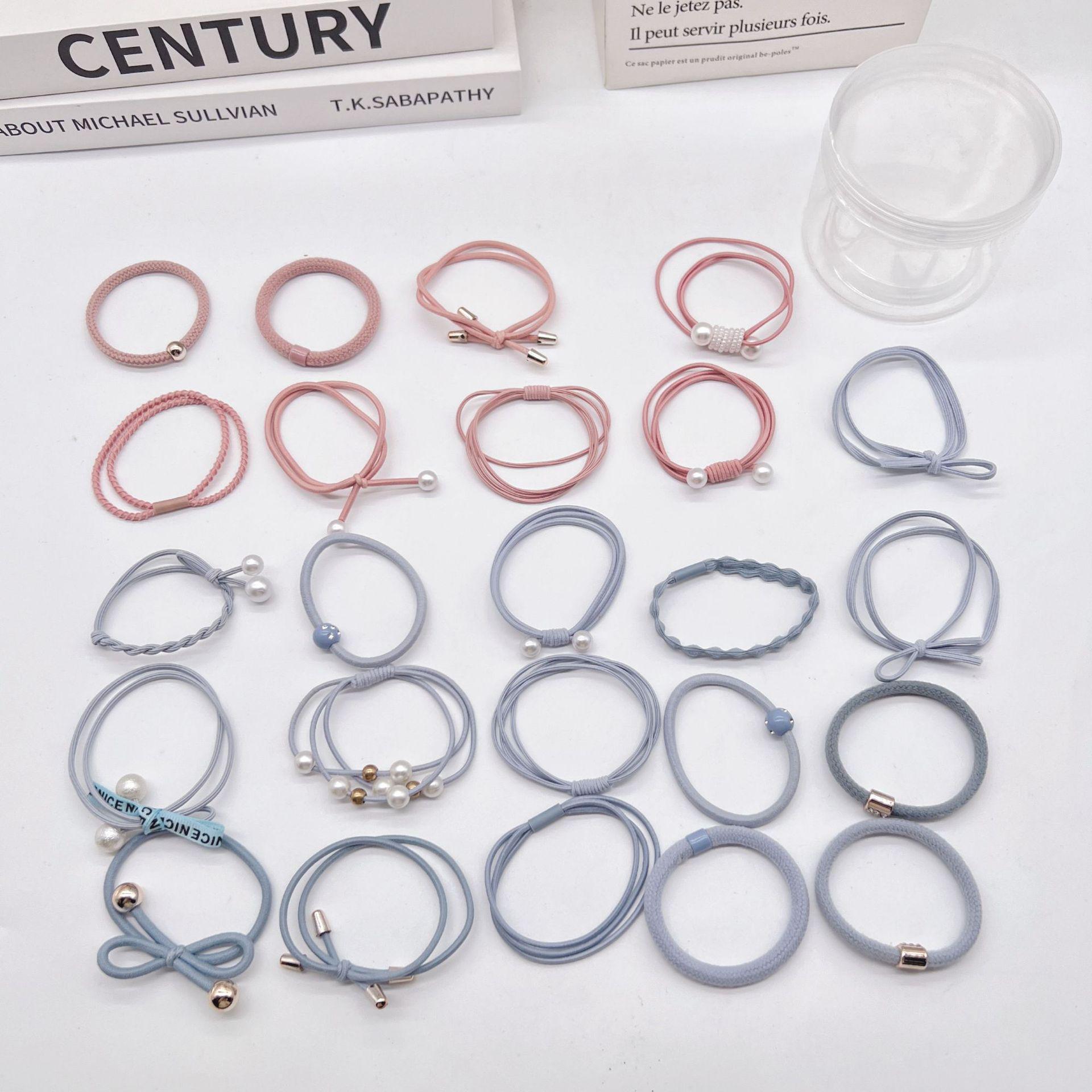 

Набор аксессуаров для волос для корейской лесной девушки: 12 милых резинок и веревок для волос