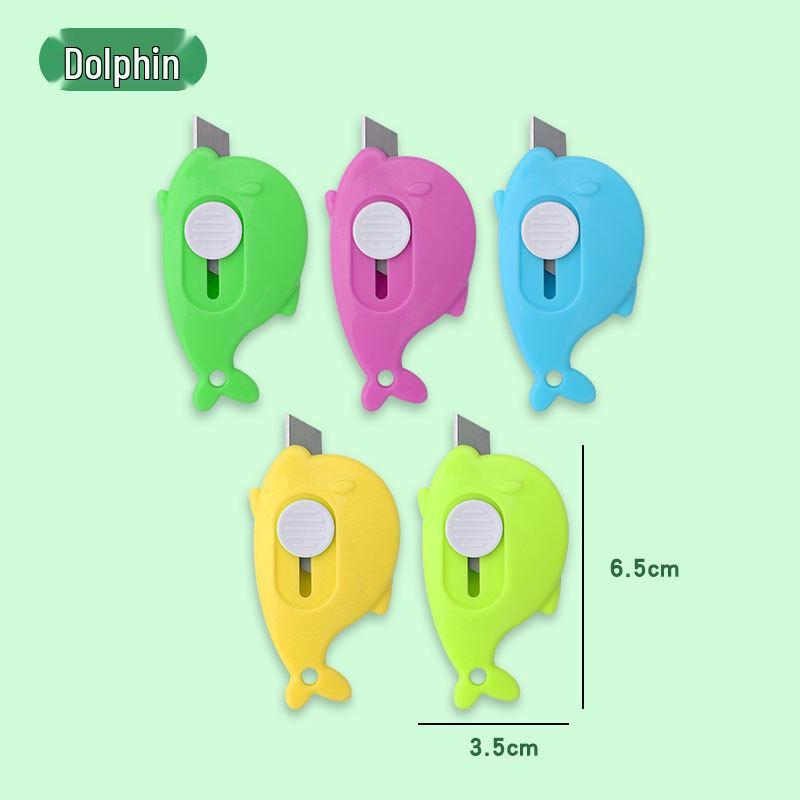Compact Box Cutter: Mini Utility Knife for Students, Portable Letter Opener for Express Delivery and Office Paper Cutting