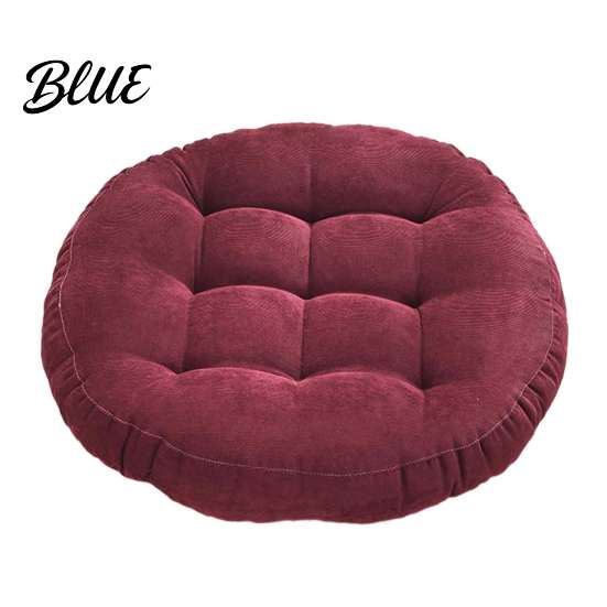 Breathable Meditation Mat Inch Ultra Round Chair Corduroy for Yoga Cushion 16.5 Soft Seat Pad Ergonomic Support Long Sitting