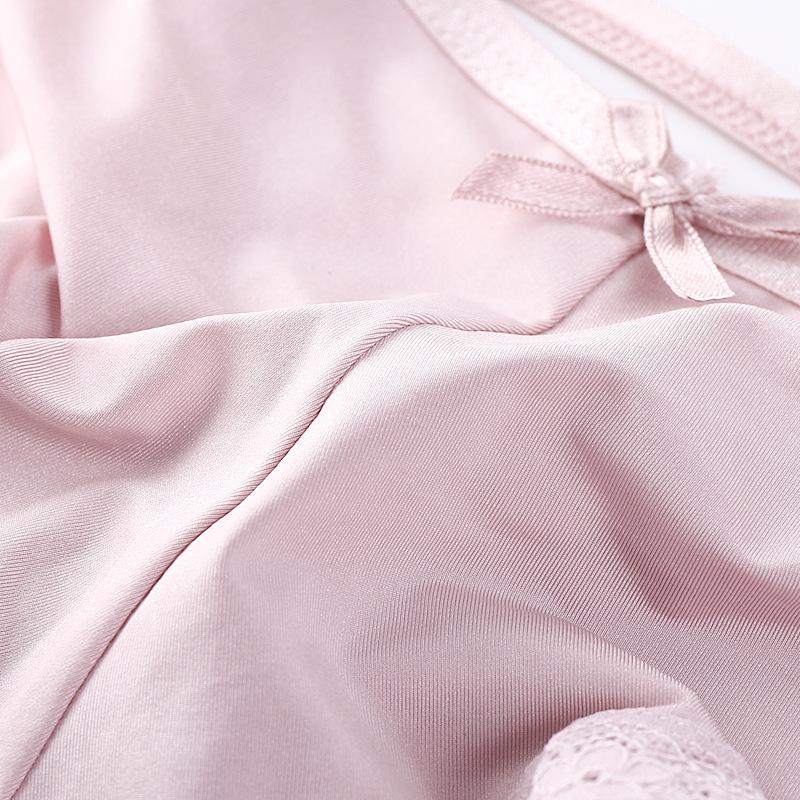 2pcs/lot Crossed Triangle Panties for Women's Sexy Lace Edge Pantie Mid Waist Bow Women Underwear