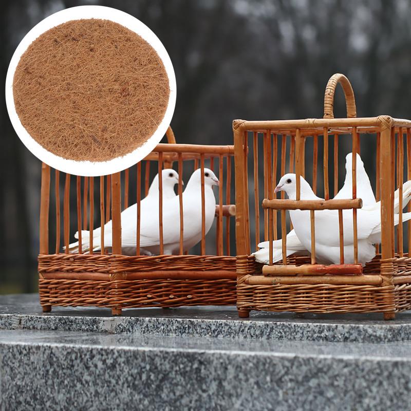 10Pcs Pigeon Pet Supplies Nest Pad Nesting Mat Breeding Bird Cage Pet Supplies Coconut Fiber Egg Pad Accessories