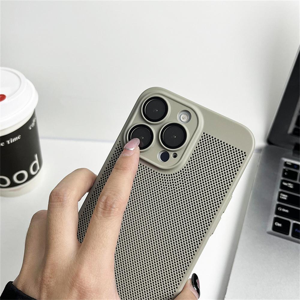 Cooling Matte Heat Dissipation Case For iPhone 17 Air 16 15 14 13 12 11 Pro Max X XS Max XR Plus SE Mini Metallic Cover