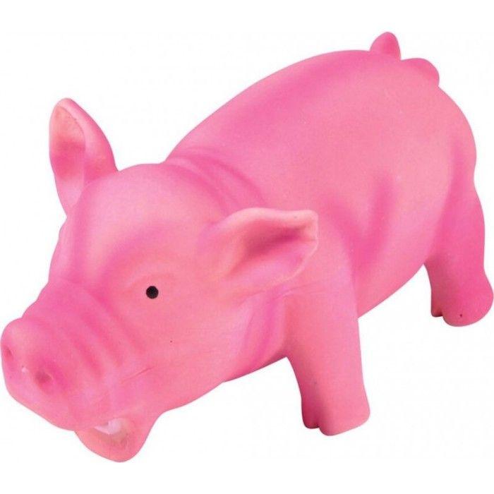 Jouet Pour Chien - Rose - Cochon Sonore - 15 Cm - Latex - Jeux