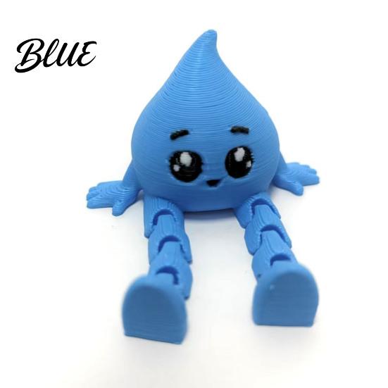 Interactive Posable Models Desk Toy Figurine Printed 3D Weather Gnome Poseable Series Portable Desktop Decoration Creative Collectible Decor