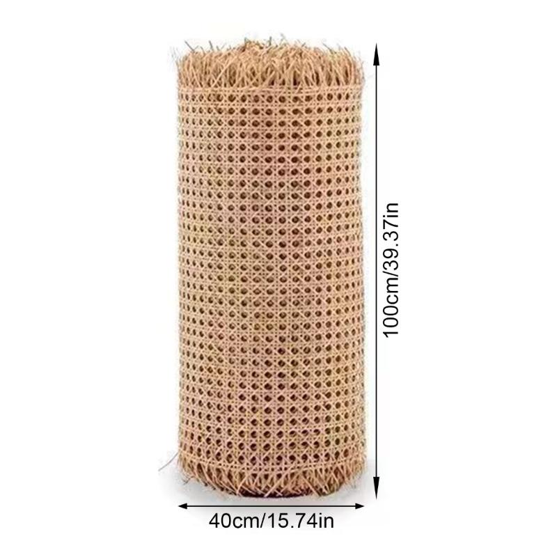 Natural Width Rattan Cane Webbing Roll Woven Cane Roll Rattan Webbing for Chair Cabinet Ceiling and Door Decoration