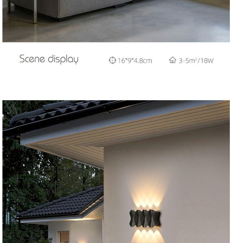 Nordic Minimalist Wall Lamp - Creative Indoor/Outdoor Waterproof Fixture for Bedroom, Living Room, Staircase, Corridor, and Courtyard.