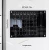 2mm Magnetic Acrylic Dry-Erase Board: Weekly Planner & Daily Calendar Refrigerator Magnet