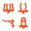10Pcs Hardware Fastener Pegboard Hook Wall-Mounted Plate Hook New Hanging Board Hole Hook