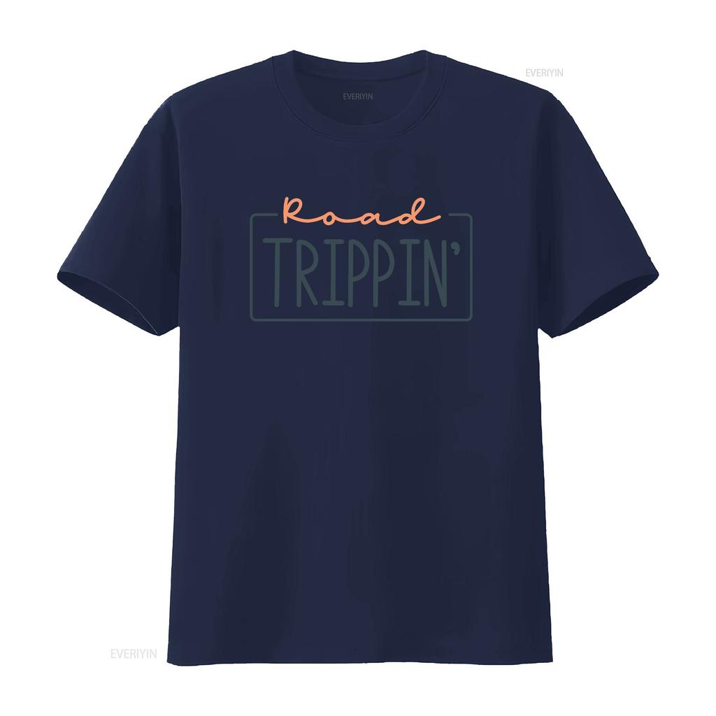 Road tripping shirt Vacation Summer Beach Camping tee trip Traveling Family vintage Washed Breathable Casual Stylish graphic