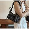 IELGY Fashionable All-Match Korean Version Small Square Bag Cute Bow