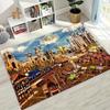 Retro Heroes of Might and Magic Map Games Art Rug for Bedroom Living Room Sofa Home Doormat Decor,Large Kids Non-slip Floor Mat