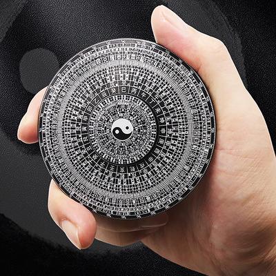 Çin Tai Chi Bagua Döndürülebilir Feng Shui Pusulası Luopan Profesyonel Usta Malzemeleri Şans Kutsama Ev Dekorasyonu Süsleri