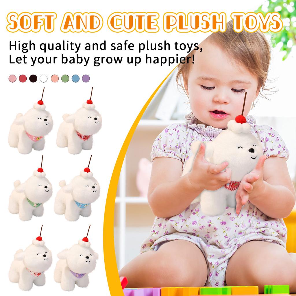 Cute Pet Doll Cartoon Small Dress Up Scarf  Plush Toy Gift
