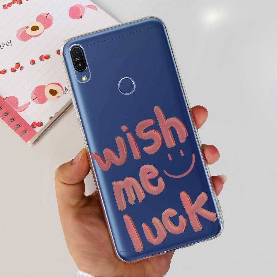 5.99" Case For Asus Zenfone Max Pro (M1) ZB601KL ZB602K Cover X00TDB Fashion Pattern Clear Soft Silicone Fundas Phone Back Cover