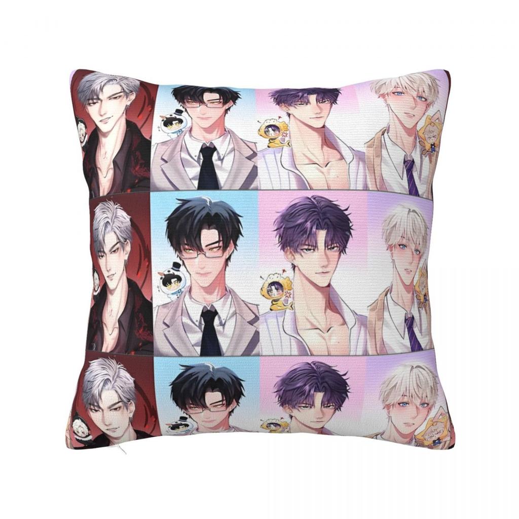 Love And Deepspace Pillow Covers Polyester Home Rafayel Cushion Case Funny Home Decoration Pillowcase 4545