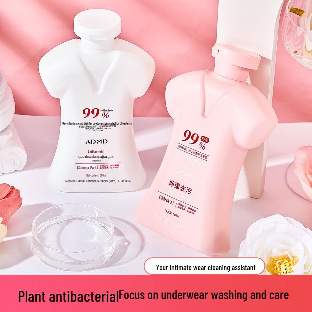 Antibacterial Laundry Detergent for Underwear & Pants - Gentle, Long-lasting Scent & Period Stain Remover