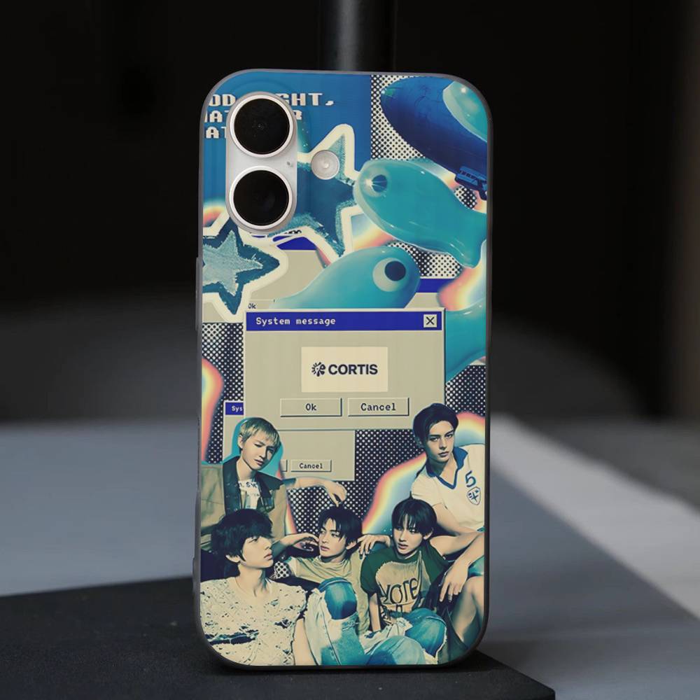 Kpop Music C-CORTIS Corrugated Stripe Phone Case For IPhone 17 16 15 14 13 12 11 Pro Max Plus Pro Shockproof Cover