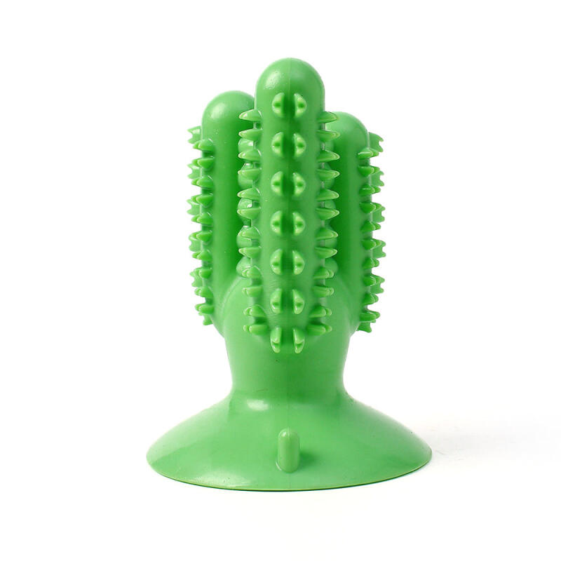 Green Cactus Dog Tartar Remover Chikatoy (9x13cm)