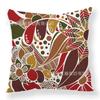 Art Flower Pillow Creative Car Sofa Cushion Digital Print Pillow Cover