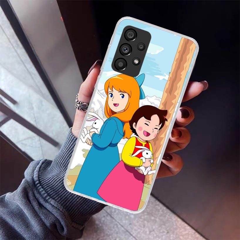 Heidi Cute Cartoon Phone Case For Samsung Galaxy A12 A52S A42 A32 A22 A51 A50 Note 20 Ultra 10 S10 Plus A71 A70 A31 A30 A10S Gal