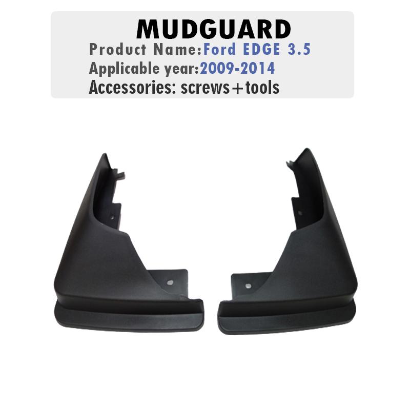 FOR FORD EDGE 2009 2010 2011 2012 2013 2014 Mudguard Fender Mud Flaps Guards Splash Mudflaps Car Accessories 2pcs