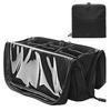 PLEAVIT Makeup Brush Pouch, Makeup Brush Case, Makeup Pouch, Brush Stand, Compact, Portable, Black