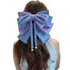 Stylish Hair Bows Hair Clips for Women and Teenagers, Elegant Long Band Hair Pins, Trendy Hair Accessories in Various Colors