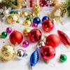 30pcs/set Decorative Christmas Glow Ball Decoration Plastic Hanging Christmas Tree Ball Pendant Ball/Bear/Snowman/Elk Colorful