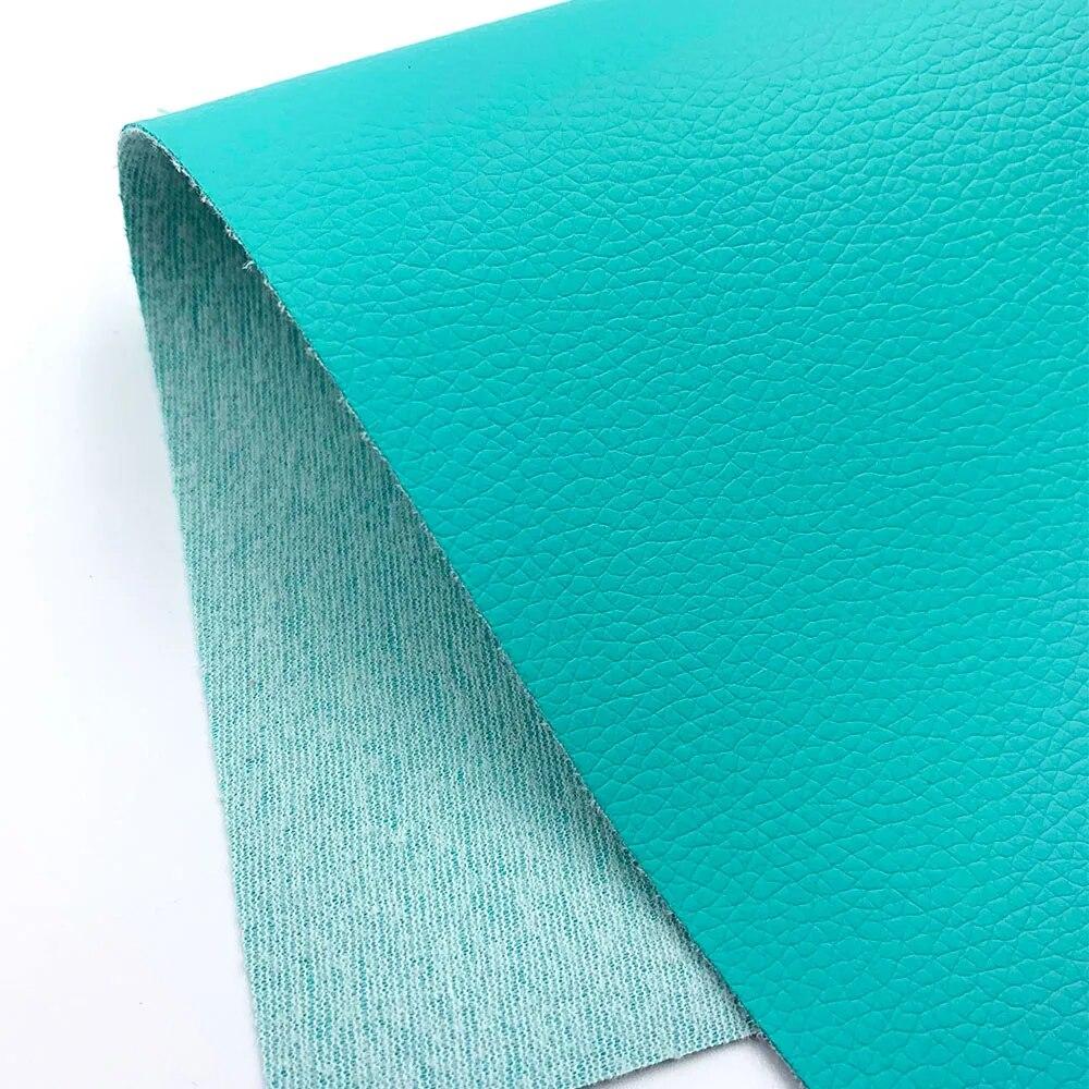 Litchi PU Leatherette Faux Leather Fabric Synthetic For Sewing Bow Bag Brooches Sofa Car Doll DIY Hademade Material
