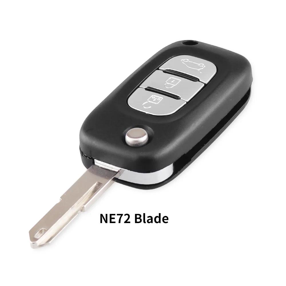 Filp Remote Key Shell 2/3 Buttons Case For Renault Clio 3 Kangoo Master Modus Twingo 2006-2016 Replacement Uncut Blade