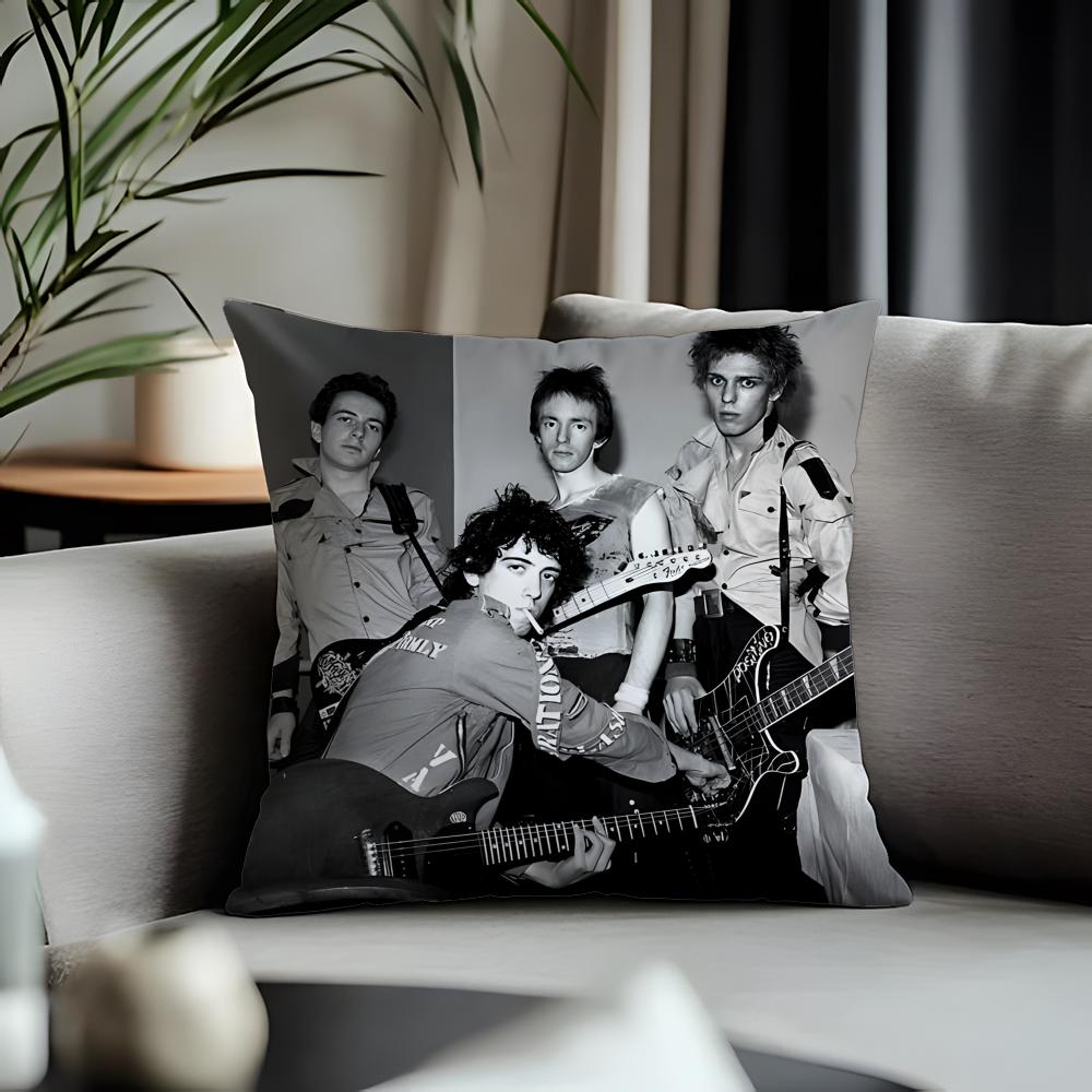 New TThe Clashed Cushion Cover Antidustmite Pillowcase Invisible Zipper Silky Short Plush Sofa Cushion Cover