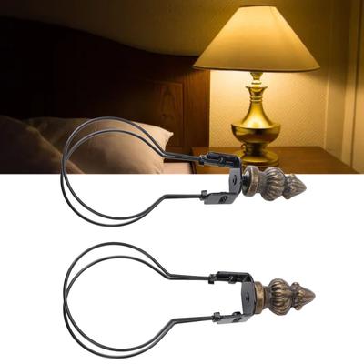 2 pièces Adaptateur Clip Ampoule Métal Moderne Élégant Support Abat-jour Clip sur Adaptateur Abat-jour pour Salon Chambre à Coucher