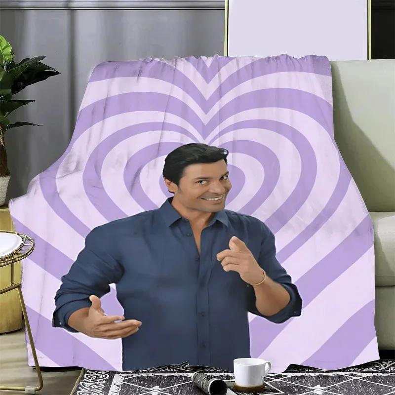 Chayanne Puerto Rican Latin Pop Printed Blanket Picnic Blankets Warm Soft and Comfortable Blanket Home Travel Birthday Gift
