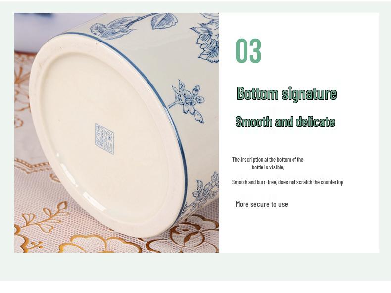 New Chinese Style Multicolor Porcelain Vase for Hydroponic Flower Arrangement – Home Decor