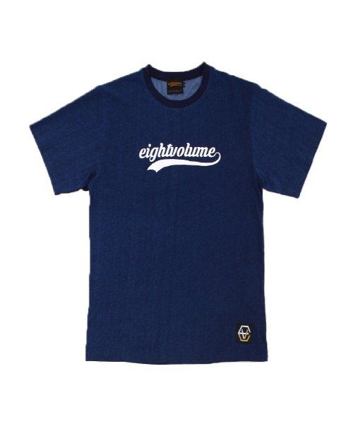 Eight Volume Ev Denim Logo Tee (Indigoblue) Blue/L