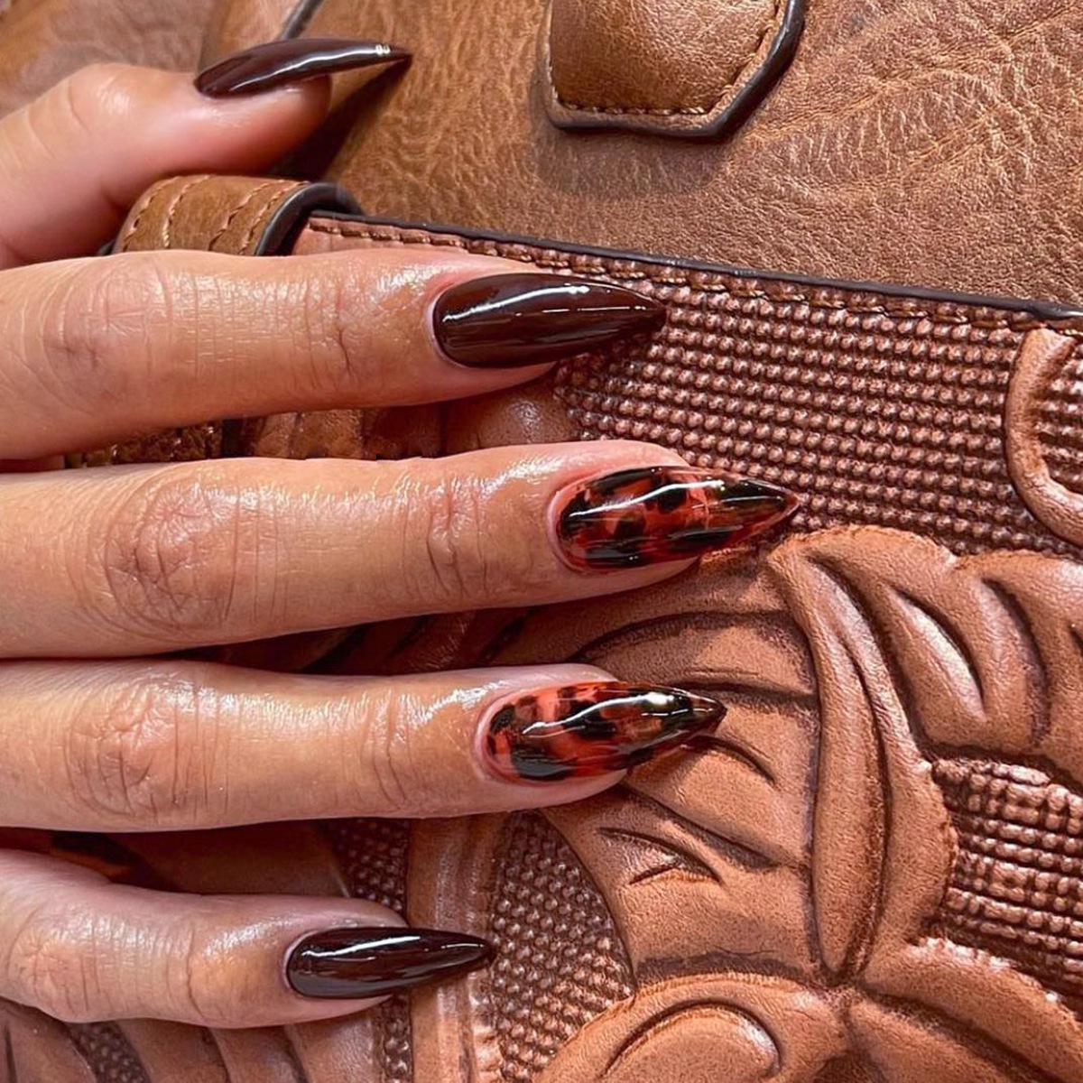 European & American Wearable French Nail Art Stickers