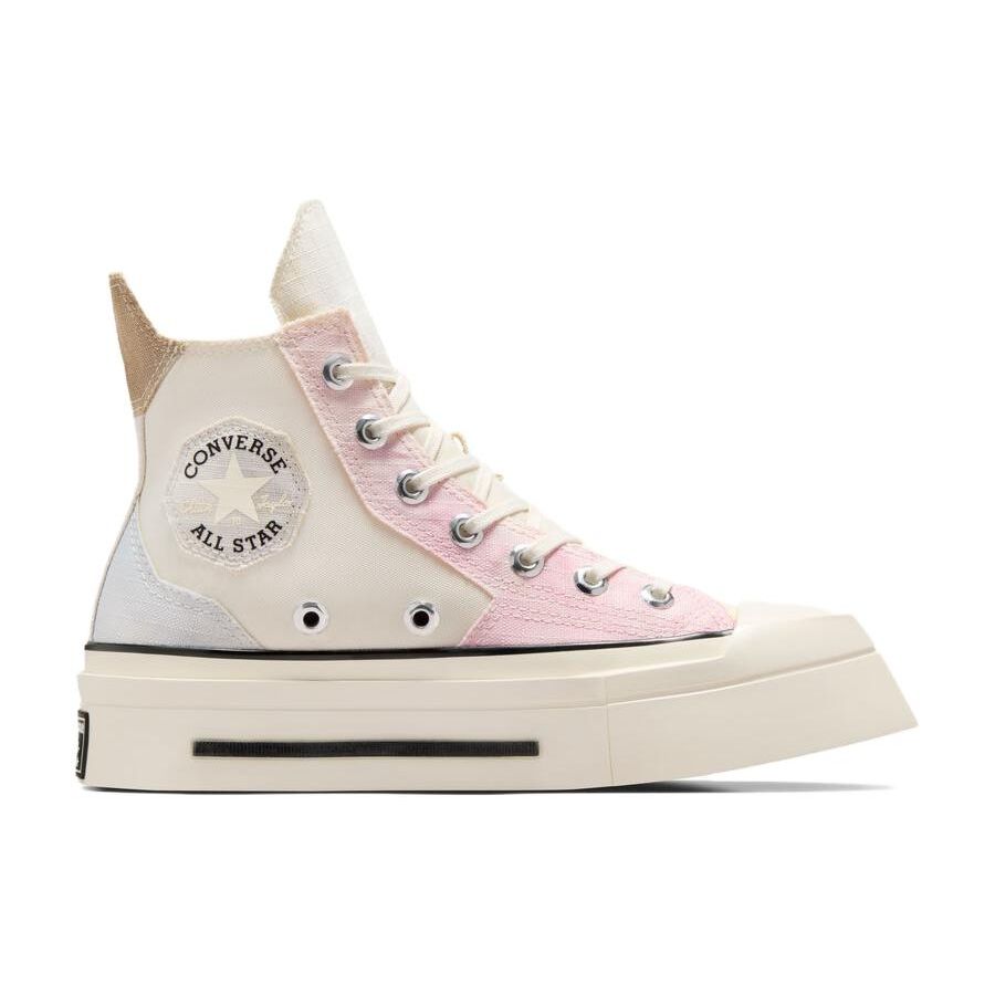 Converse Chuck 70 De Luxe Squared High Stardust Lilac Egret Unisex Sneakers Krem A07599C