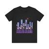 Neon City Skyline Tee | Nighttime Urban Lights Graphic